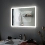 Koupelnová - P 93013 HomeSpa LED zrcadlo s osvětlením Mirra hranaté vyhřívané IP44 80x60 cm 22W WhiteSwitch - PAULMANN - foto 7