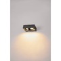 Nástěnná - LA 1006314 ESKINA FRAME WL double nástěnné přisazené svítidlo antracit 27 W 2200/2400 lm 3000/4000 K CRI80 95° - BIG WHITE (SLV) - foto 7