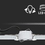 Koupelnová - P 93132 LED vestavné svítidlo 3-krokové-stmívatelné Cole Coin IP44 hranaté 88x88mm Coin 6W 230V stmívatelné 2700K bílá/zlatá mat - PAULMANN - foto 7