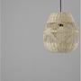 Dekorativní - NV 9586501 Závěsné svítidlo MARLO přírodní ratan černý kabel E27 1x12W 230V IP20 bez žárovky - NOVA LUCE - foto 7