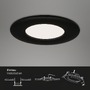 Kruhová - BRI 7113435 3ks sada LED vestavné svítidlo, pr. 8,5 cm, 5 W, 450 lm, černá (starý kód: BRI 7113-435) - BRILONER - foto 7