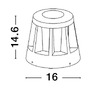 Sloupková - NV 9492660 Venkovní sloupkové svítidlo STARK antracitový hliník a matný akryl LED 8.2W 3000K 220-240V 168st. IP65 - NOVA LUCE - foto 7