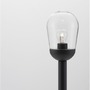 Sloupková - NV 9060196 Venkovní sloupkové svítidlo OMIKA tmavě šedý hliník a čiré sklo E27 1x12W 220-240V bez žárovky IP54 - NOVA LUCE - foto 7