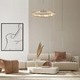 Kruhová - M P097PL-L36BS3K1 Závěsné svítidlo Krone 3000K 36W teplá bílá mosaz kov - MAYTONI - foto 7