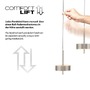 Dekorativní - PN 2249-95 Závěsné svítidlo Q-ROTATE 5 ramenné hliník nastavitelná výška Smart Home ZigBee 2700-5000K - PAUL NEUHAUS - foto 7