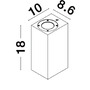 Nástěnná - NV 9790551 Venkovní nástěnné svítidlo FUENTO bílý pískovec skleněný difuzor GU10 2x7W IP65 100-240V bez žárovky světlo nahoru a dolů - NOVA LUCE - foto 7