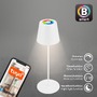 Stolní lampy dekorační - BRILO 7559016 BRILONER Coloris LED stolní lampička Smart bezdrátová, ovládání přes aplikaci, stmívatelné, bílé 7559016 - foto 7