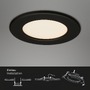 Kruhová - BRI 7053-035 3ks sada LED vestavné svítidlo, pr. 11,5 cm, 6 W, 650 lm, černá - BRILONER - foto 7