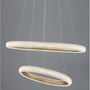 Kruhová - NV 9748156 Závěsné svítidlo MEDORA mosazný zlatý hliník a akryl LED 41.5W 230V 3000K IP20 stmívatelné - NOVA LUCE - foto 7
