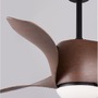 Ventilátory - NV 5267611 Stropní ventilátor se světlem BREEZE matná černá / sklo 3ABS dřevěné listy LED 18W 3000K - NOVA LUCE - foto 7