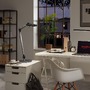 Stolní lampy pracovní - BRILO 7027-015 CCT LED stolní lampa na psací stůl, pr. 20 cm, 9 W, antracit - BRILO - foto 7