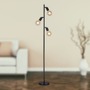 Stojací lampy - BRILO 1387035 Stojací svítidlo pr. 22 cm 3x E27 10W černá (starý kód: BRILO 1387-035) - BRILO - foto 7
