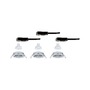 Kruhová - P 92274 LED vestavné svítidlo Nova GU10 Flat výklopné 3x4,9W 230V 2700K chrom - PAULMANN - foto 7