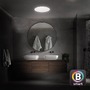 Kruhová - BRILO 3067-016 Hvězdné nebe CCT RGB LED stropní svítidlo, pr. 33 cm, 21 W, 2200 lm, bílé - BRILO - foto 7