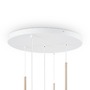 Vícečetná - M MOD321PL-05G Závěsné svítidlo Basic form E14 5x40W bílá/zlatá kov/sklo - MAYTONI - foto 7