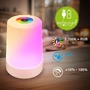 Stolní lampy dekorační - BRILO 7554011 Nubsi stolní lampička - 2,8W, 280lm, nabíjecí, LED, stmívatelné, RGB+W, béžová mat - BRILO - foto 7