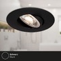 Kruhová - BRI 7602035 LED vestavné svítidlo 4,4 cm 3x 4,9W 480lm černá - BRILONER - foto 7