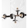 Podélná - NV 9009250 Závěsné svítidlo ODILLIA matný černý kov a sklo G9 7x6W 230V IP20 bez žárovky - NOVA LUCE - foto 7