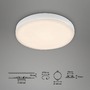 Kruhová - BRI 7062-016 LED vestavné svítidlo, pr. 10 cm, 6 W, 700 lm, bílé - BRILONER - foto 7