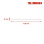 Přisazená - TF 204906TF TELEFUNKEN CCT skříňkové svítidlo, 118,5 cm, 14 W, 1400 lm, bílé - BRILONER - foto 7