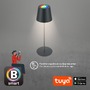 Stolní lampy dekorační - BRILO 7559015 Coloris LED stolní lampička Smart nabíjecí, ovládání přes aplikaci, stmívatelné, antracit - BRILO - foto 7