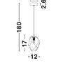 Dekorativní - NV 9160231 Závěsné svítidlo ICE bílé sklo s přechody a bílý kov G9 1x5W 230V IP20 bez žárovky - NOVA LUCE - foto 7
