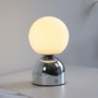Stolní lampy dekorační - LD 19218-17 Kolekce Schöner Wohnen LED bateriové stolní svítidlo RUDI, chrom, nabíjecí přes USB, 3000-6000K - JUST LIGHT - foto 7