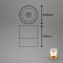 Na stůl - BRILO 7483017 LED nabíjecí stolní lampa, 10 cm, 2W, 150lm, zlatá - BRILONER - foto 7