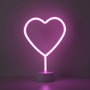 Stolní lampy dekorační - LD 85028-87 NEON-HERZ LED stolní lampa růžová srdce na baterie s vypínačem, dekorativní svítidlo - LEUCHTEN DIREKT / JUST LIGHT - foto 7
