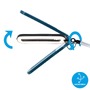 Stolní lampy pracovní - BRILO 7509-015 CCT LED stolní lampa, 51 cm, 6,6 W, černá - BRILO - foto 7