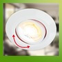 Kruhová - BRI 7587036 Klira 3ks sada LED vestavné bodové svítidlo 230V, stmívatelné, nastavitelné, bílé - BRILONER - foto 7