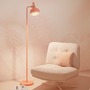 Stojací lampy - P 77075 Stojací svítidlo Juna Style E14 max. 20W broskvová kov - PAULMANN - foto 7