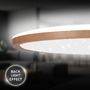 Kruhová - BRILO 7654014 Slim svítidlo LED panel pr.37,5 cm - 22W, 3000lm, hvězdné nebe, neutrální bílá, kávová - BRILO - foto 7