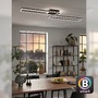 Hranatá - BRILO 3538-015 LED stropní svítidlo, 110 cm, 40 W, 5200 lm, černá - BRILO - foto 7