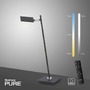 Stolní lampy pracovní - PN 4356-18 PURE MIRA LED stolní lampa černá, stmívatelná, na psací stůl 2700-5000K - PAUL NEUHAUS - foto 7