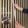 Plexi pro Al profily - BRI 8024006 BRILONER Pimp your panel difuzor 14-15mm pro nástěnné panely, 130cm, zkrátitelný, klipový, bílá 8024006 - foto 7