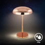 Stolní lampy dekorační - BRILO 7573013 Caxa stolní lampa - 2,8W, 300lm, bezdrátová, IP44, LED, stmívatelná, dotykový vypínač, měď - BRILO - foto 7