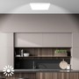 Hranatá - BRILO 3885016 Tava A svítidlo LED panel 29,3x29,3 cm - 11W, 2400lm, energetická třída A, stmívatelné, CCT, bílé - BRILO - foto 7