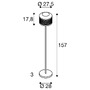 Stojací lampy - LA 1010207 PANTILO ROPE 27 volně stojící svítidlo, E27, max. 1 x 15 W, IP20, stříbrná - BIG WHITE (SLV) - foto 7