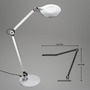 Stolní lampy pracovní - BRILO 7027-014 CCT LED stolní lampa na psací stůl, pr. 20 cm, 9 W, stříbrná - BRILO - foto 7