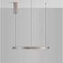 Kruhová - NV 9345618 Závěsné svítidlo PERRINE šampaň stříbrný hliník a akryl LED 42W 230V 3000K IP20 stmívatelné - NOVA LUCE - foto 7