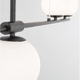 Podélná - NV 9100441 Závěsné svítidlo IMPERO bílé matné sklo černý kov G9 4x5W 230V IP20 bez žárovky - NOVA LUCE - foto 7