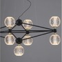 Dekorativní - NV 9695300 Závěsné svítidlo BELINDA černý hliník a akryl LED 41W 230V 3200K IP20 stmívatelné - NOVA LUCE - foto 7