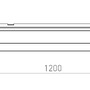 Technická - RED G13670 TRIDENT PRO 120 těleso šedá matný akryl 230V LED 40W IP65 4000K - DESIGN RENDL - foto 7
