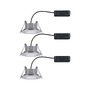 Koupelnová - P 93095 HomeSpa LED vestavné svítidlo Calla 3ks sada výklopné IP65 90mm 30° 3x5W 230V CCT matný chrom - PAULMANN - foto 7