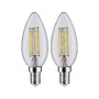 E14 - P 28916 LED svíčka Filament E14 230V 2x4,8W 4000K mat - PAULMANN - foto 7