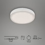 Kruhová - BRI 7061436 3ks sada LED vestavné svítidlo, pr. 7,5 cm, 3 W, 350 lm, bílé (starý kód: BRI 7061-436) - BRILONER - foto 7