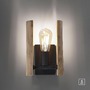Dekorativní - LD 15701-79 LOG LED nástěnné svítidlo, přírodní dřevo, rustikální, černá, 1 ramenné - LEUCHTEN DIREKT / JUST LIGHT - foto 7