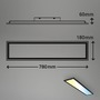 Hranatá - BRILO 7399015 CCT svítidlo LED panel, 78 cm, 24,5W, 2600lm, černá - BRILO - foto 7