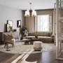 Dekorativní - M MOD089PL-06BS Lustr Fortano E27 6x40W bílá mosaz kov/sklo - MAYTONI - foto 7